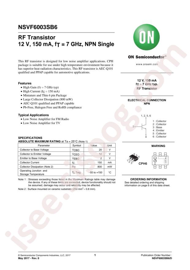 NSVF6003SB6T1G