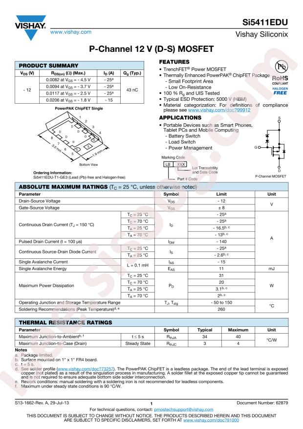 SI5411EDU-T1-GE3