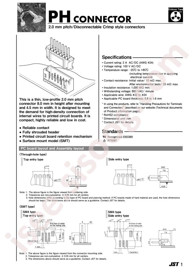 B12B-PH-SM4-TB(LF)(SN)