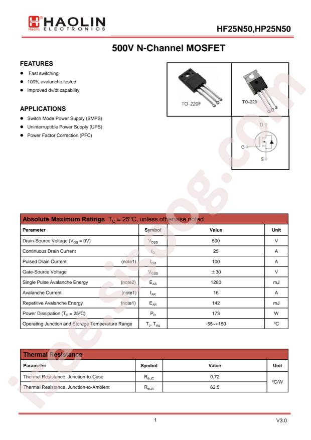HF25N50