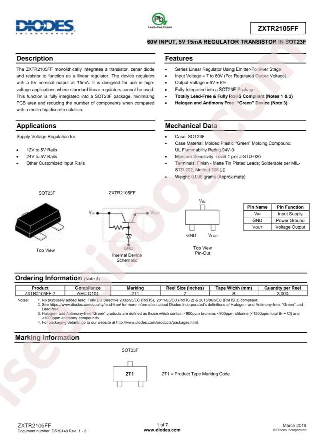 ZXTR2105FF-7