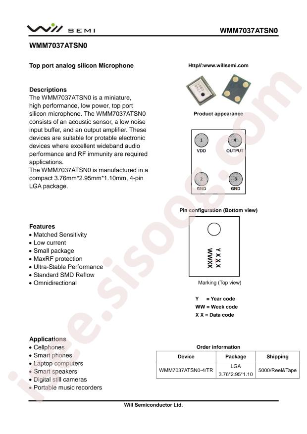 WMM7037ATSN0-4/TR
