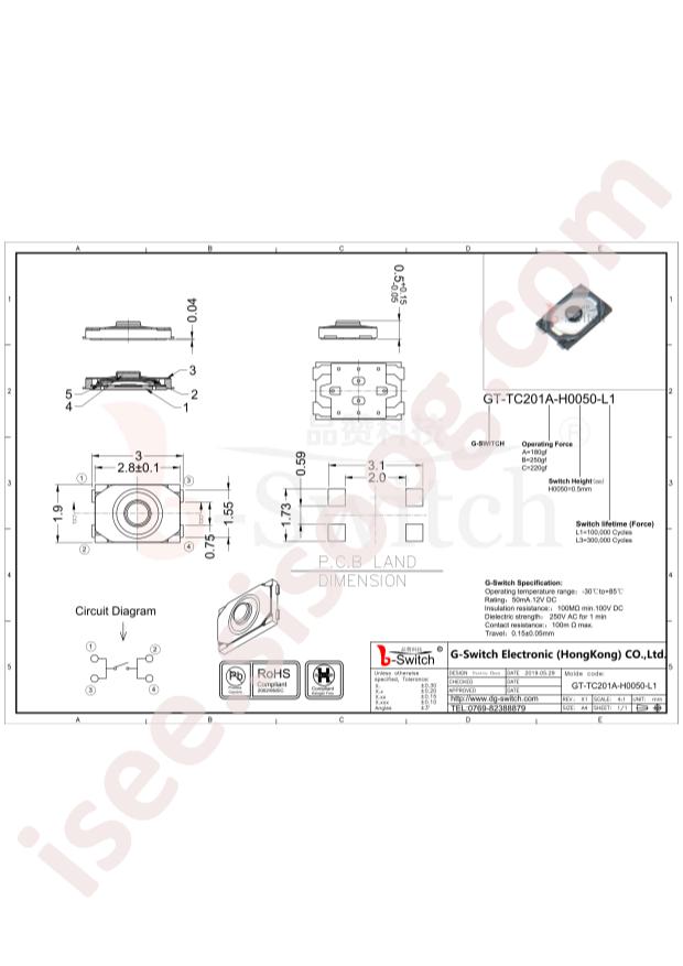 GT-TC201A-H0050-L1