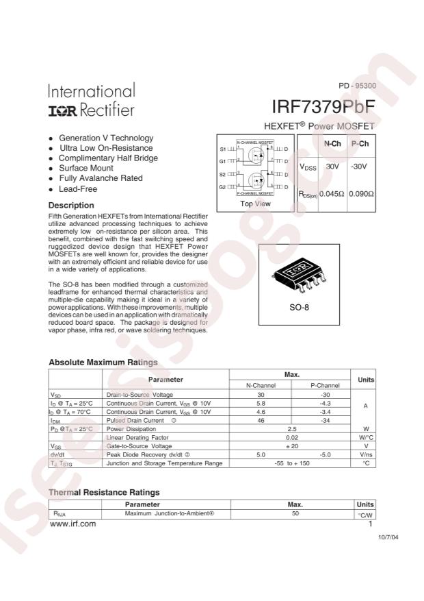 IRF7379TRPBF