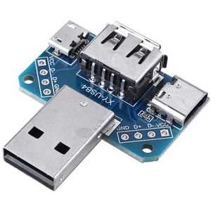 ماژول تبدیل USB به USB مادگی و Type-C و microUSB - بهنام رباتیک