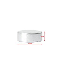 آهنربا گرد نئودیمیوم 4 × 15 میلیمتر