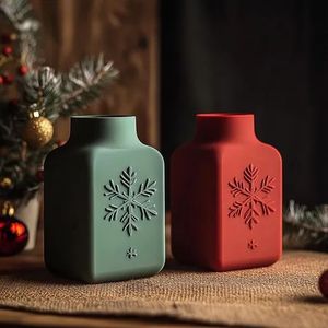 مدل سه بعدی گلدان با طرح برف