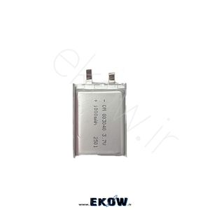 باتری لیتیوم پلیمر 1000mAh(لیتیوم li-po 803040 3.7v 1000mAh 2501)