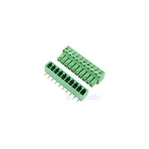 کانکتور ترمینال 10 پین 3.81mm زاویه 90 درجه