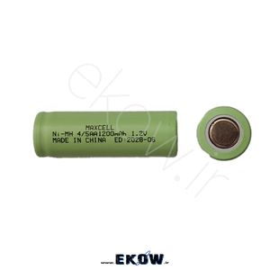 باتری نیکل متال هیدرید 1200ma 4/5AA ( نیکل متال هیدرید MAXCELL 4.5AA 1200mAh1.2v)