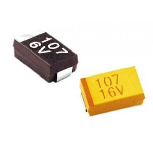 خازن تانتال SMD 100uF / 10V پکیج B
