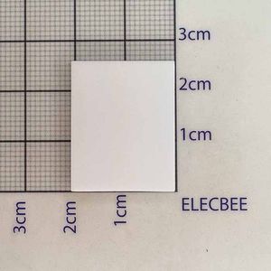 عایق سرامیکی TO-247 سایز 20*25 ضخامت 2mm بدون سوراخ