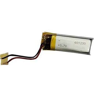 باتری لیتیوم پلیمر 3.7v ظرفیت 300mAh کد 601235