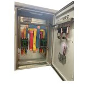 تابلو برق فشار ضعیف ATS چنج اور  100 آمپر با مکانیزم سوییچ زاویر ( تصاویر شماتیک برای دید کلی میباشد)
