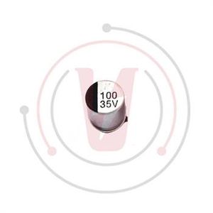 خازن بشکه ایی 100UF 35V - 6/3*7/7 - SMD ELE