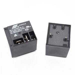 رله کولری فیش خور 12ولت 30آمپر تک کنتاکت  SLC-12VDC-SL-A SONGLE