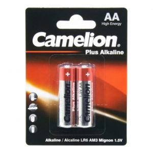 باتری قلمی آلکالاین دوتایی مارک Camelion پک Plus Alkaline