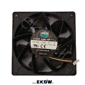 فن 12*12 COOL MASTER 12v (فن COOL MASTER A12038-60BB-4RP-F1 12V 2.70A)