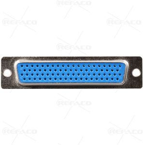 دی کانکتور 78 پین VGA ماده لحیمی نقره ای آبی CONNFLY D-SUB H.D SOLDER TYPE  FEMALE 78PIN DS1035-78FUNSiSS