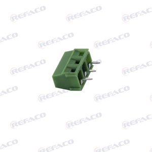 ترمینال روبردی سبز KEFA TERMINAL ON BOARD 5.0mm GREEN KF127-5.0-3P GREEN