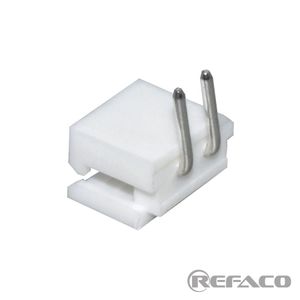 کانکتور محابراتی پینگرد 2 پین نری رایت REFACO CONNECTOR 5264 2PIN 2.54mm MALE R/A 5264 2AW 90