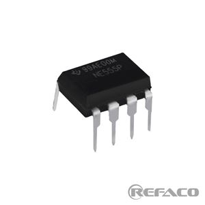 ای سی تایمر TI 8PIN,DIP,Precision Timers NE555P  TI  DIP