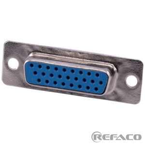 دي کانکتور26پين ماده لحیمی CONNFLY CONNECTOR D_SUB VGA 26PIN FEMALE DS1035-26FUN