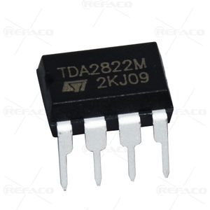 آی سی تقویت کننده صدا ST 8PIN,DIP,Dual Low-Voltage Power Amplifier TDA2822M   ST   DIP