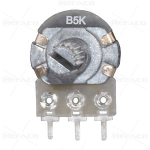 ولوم مونو سوزنی REFACO VOLUME MONO L=20 <30mV B5KOHM FIBER WITH STOPPER WH148-1A-2-20V B5K FIBER WITH STOPPER