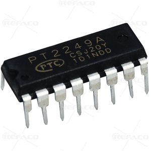 آی سی های ریموت PTC 16PIN,DIP,Infrared Remote Control Receiver PT2249A  PTC  DIP