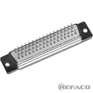 دی کانکتور 50 پین ماده صاف رو بردی سوزنی CONNFLY D-SUB DIP STRAIGHT TYPE FEMALE 50PIN DS1034-50FWNSISS