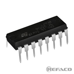 آی سی درایور ST 16PIN,DIP,PUSH-PULL Four Channel Drivers L293B  ST  DIP