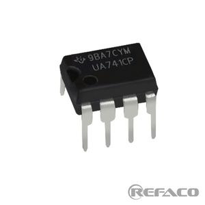 آی سی آپ امپ TI OPERATIONAL AMPLIFIER UA741CP   TI   DIP