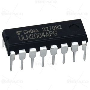 آی سی درایور دارلینگتون TOSHIBA 16PIN,DIP,7Chanel Darlington Sink Driver,+6~+15V ULN2004APG  TOSHIBA  DIP