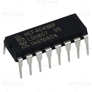 آی سی های منطقی بافر PHILIPS (NXP) 16PIN,DIP,Hex Inverting Buffers HEF4049BP  PHILIPS NXP WeEn  DIP