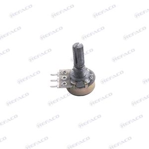 ولوم مونو سوزنی REFACO VOLUME MONO L=20 <30mV B10KOHM FIBER WITHOUT STOPPER WH148-1A-2-20V B10K FIBER WITHOUT STOPPER