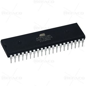 میکروکنترلر ATMEL 40PIN,DIP,8-bit AVR Microcontoller,20KB,24MHz,Vcc4-5.5V AT89C55WD-24PU  ATMEL  DIP