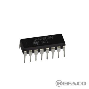 آی سی های منطقی شمارنده INTEGRAL 16PIN,DIP,14-Stage Ripple-Carry Binary Counter/Divider and Oscillator IW4060BN  INTEGRAL  DIP