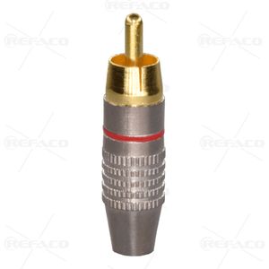 فیش صدا REFACO RCA Plug with Screw JT-1733 RCA PLUG WITH SCREW