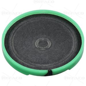 بلندگوي  تخت بدنه پلاستيک REFACO SPEAKER 40mm,8OHM,PLASTIC BODY,MYLAR CONE F40R8