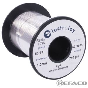 سيم لحيم ELECTROLOY SOLDER WIRE 1.00MM 250Gram SN63PB371mm