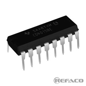 ای سی های منطقی اشمیت تریگر TI 16PIN,DIP,CMOS Dual 4-Stage Static Shift Register CD4015BE  TI  DIP