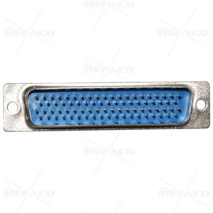 دی کانکتور 78 پین VGA نری لحیمی نقره ای آبی CONNFLY D-SUB H.D SOLDER TYPE  MALE 78PIN DS1035-78MUNSISS