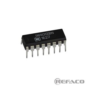 آی سی  منطقی فلیپ فلاپ INTEGRAL 14PIN,DIP,Dual D Flip-Flop IW4013B  INTEGRAL  DIP