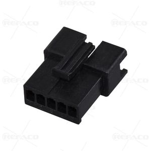 کانکتور بین راهی مشکی 5 پین  نری KEFA CONNECTOR SM 5PIN 2.5mm MALE KF25023-5R(SM)