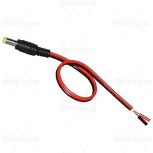 فیش نری سیم دار REFACO DC Plug Wire Pure Copper 18*0.12 L=25CM High Quality RF7962 DC PLUG WIRE PURE COPPER 18*0.12 L=25CM REFACO HIGH QUALITY
