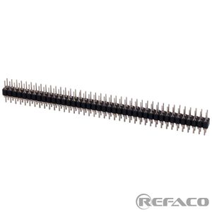 پینهدر 40*2 نری نظامی صاف REFACO PINHEADER MILITARY MALE 2.54mm 2*40 ST SPE2X40