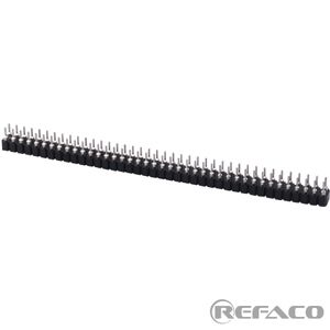 پینهدر 40*2 ماده نظامی صاف REFACO PINHEADER MILITARY FEMALE 2.54mm 2*40 ST SS2X40