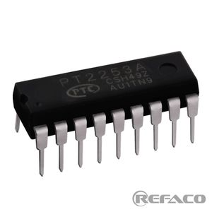 آی سی الکترونیک ولوم PTC 16PIN,DIP,Electronic Volume Controller IC PT2253A  PTC  DIP