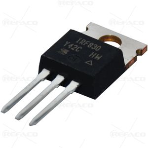 ترانزیستور ماسفت قدرت IR(VISHAY) N- Channel Power MOSFET& 500V , 4.5A , 4.5Ohm IRF830PBF